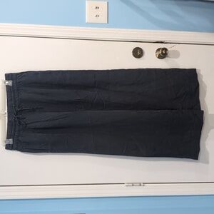 Sanctuary NEW Women's Blue Pull On High Rise Wide Leg Easy Going Pant Size Large